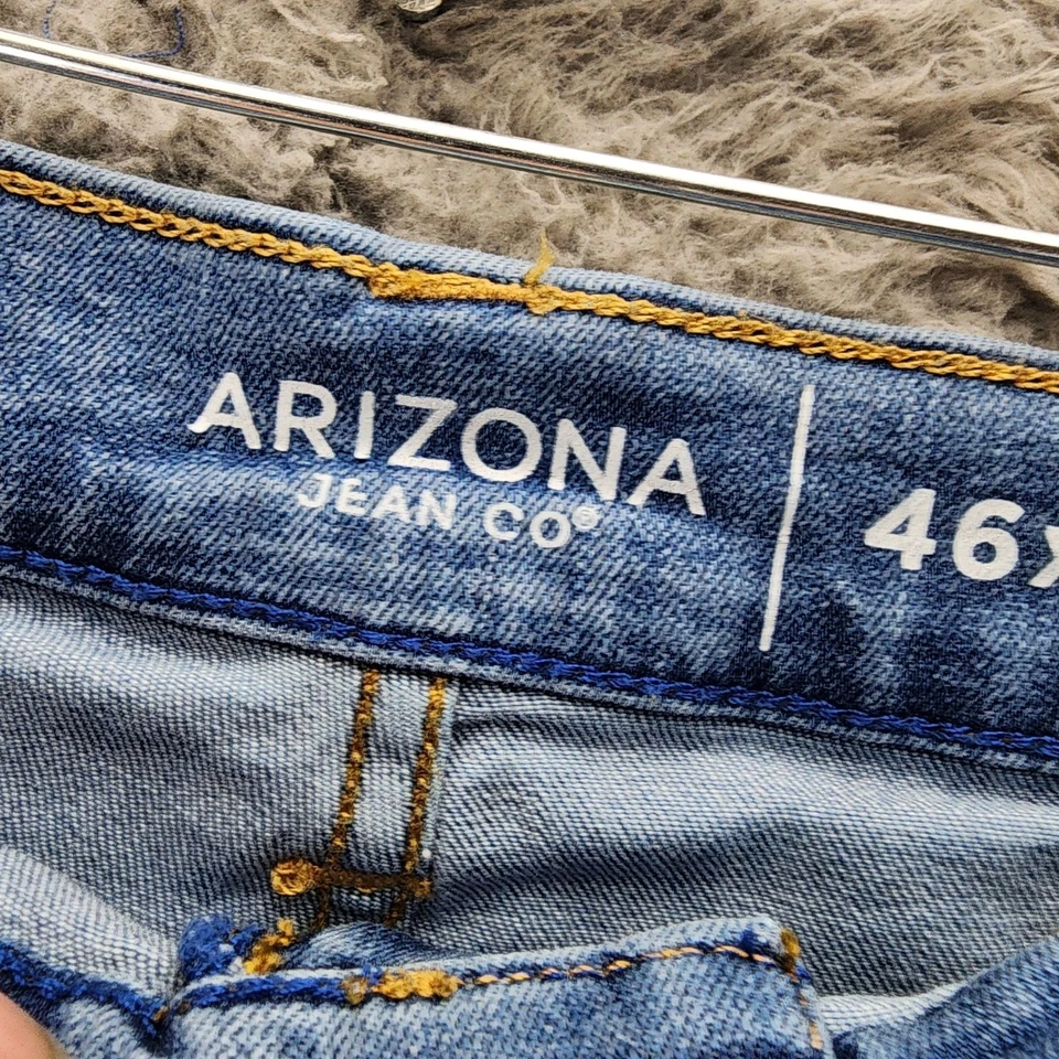 Arizona Jeans Mens 46x32 Blue Stretch High Rise Athletic Taper *GUC* - Image 4 of 4