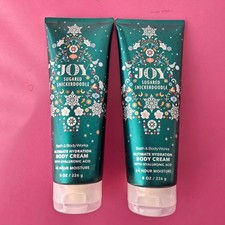Bath  Body Works JOY SUGARED SNICKERDOODLE Body Cream 8 oz Set of 2