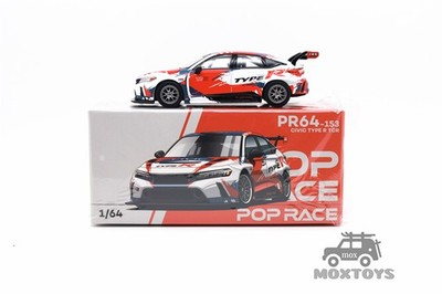 POP RACE 1:64 CIVIC TYPE-R (FL5) TCR - PRESENTATION Diecast Model