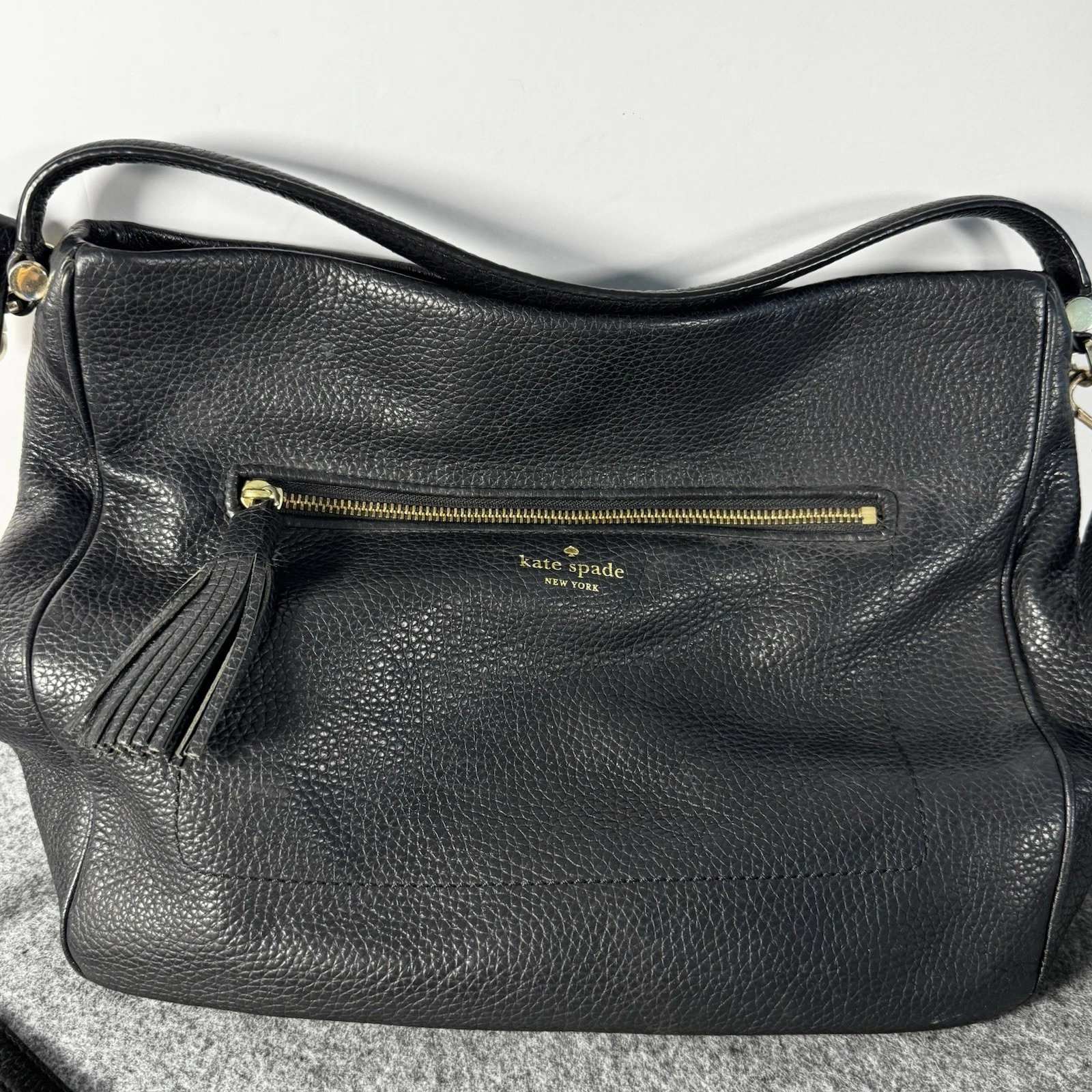 Kate Spade New York Black Michaela Chester Street Leather Hobo