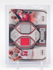 CARTER/THOMAS 2009-10 SP GAME USED COMBO MATERIALS PATCH /499 #CM-CT Q5537