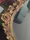 Vintage Matson Mirrored Vanity Tray Floral  Perfume Tray Gold — photo 4
