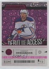 2023-24 Credentials Debut Ticket Access Pink 20/49 Vincent Desharnais #122 06rp