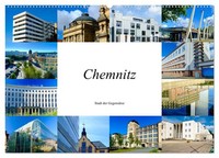 Chemnitz - Stadt Der GegensäTze (Wandkalender 2027 DIN A2 Quer), Calvendo Monats