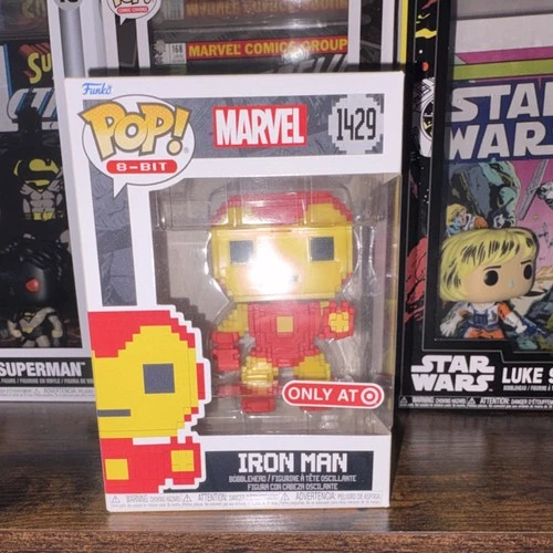 Funko Pop! 8-Bit Marvel Iron Man #1429 Target Exclusive Vinyl Bobblehead