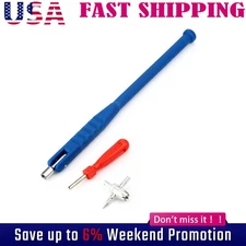 Sets Tire Valve Stem installation HD Chrome Tool Puller Plug Core Remover Ttebvn
