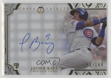 2015 Topps Tribute 151/189 Javier Baez #TA-JBA Rookie Auto RC c7w