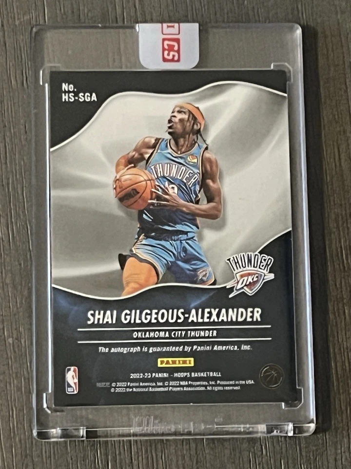 Shai Gilgeous-Alexander Hot Signatures 2022-23 NBA Hoops ON-CARD AUTO HS-SGA - Image 2 of 4