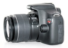 Canon EOS Rebel T5 18MP Digital SLR Camera w/ 18-55 IS II Lens   Tested   Black