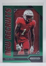 2023 Panini Prizm Draft Picks #NR-25 Tank Dell New Recruits Green