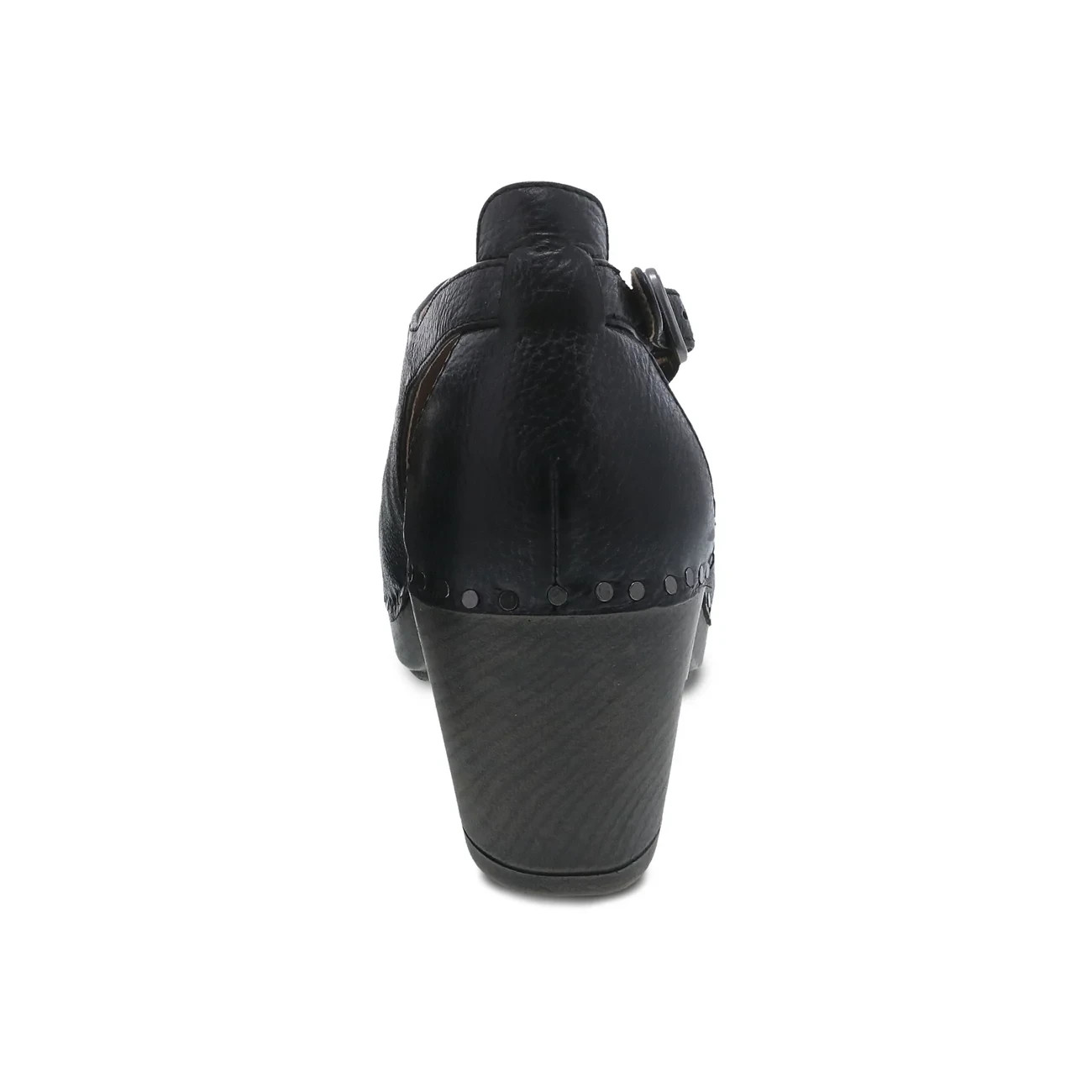 🧡*NIB* Dansko Sassy Leather Black Milled Burnished Clog Women's EU 38 US 7.5-8