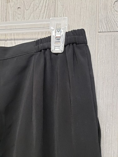 Norton McNaughton Pants Womens 10 Dress Career Slacks Elastic Waist Black 28x31 - Picture 10 of 14