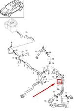 PORSCHE CAYENNE 92A Coolant Cooling System Hose 95810636030 NEW