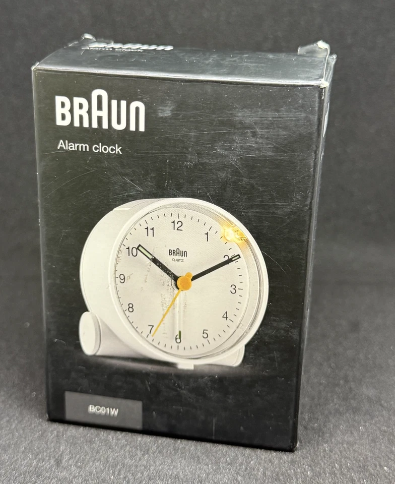 CASTANHO BC01W DESPERTADOR ANALÓGICO BRANCO SILENCIOSO QUARTZO SONECA LUZ - Imagem 4 de 4