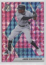 2021 Panini Mosaic Rookie Pink Camo Mosaic Prizm Jazz Chisholm #243 1q9