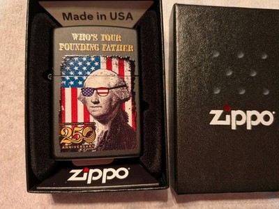 Zippo America 250th Anniversary Special Edition  Whose Your Founding Father?