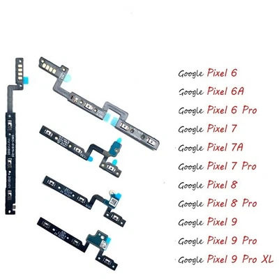 RATZETRADE Google Pixel 6A 7A 7 8 Pro 9 - Power Flex An/Aus On/Off Laut/Leise Volume *DE*