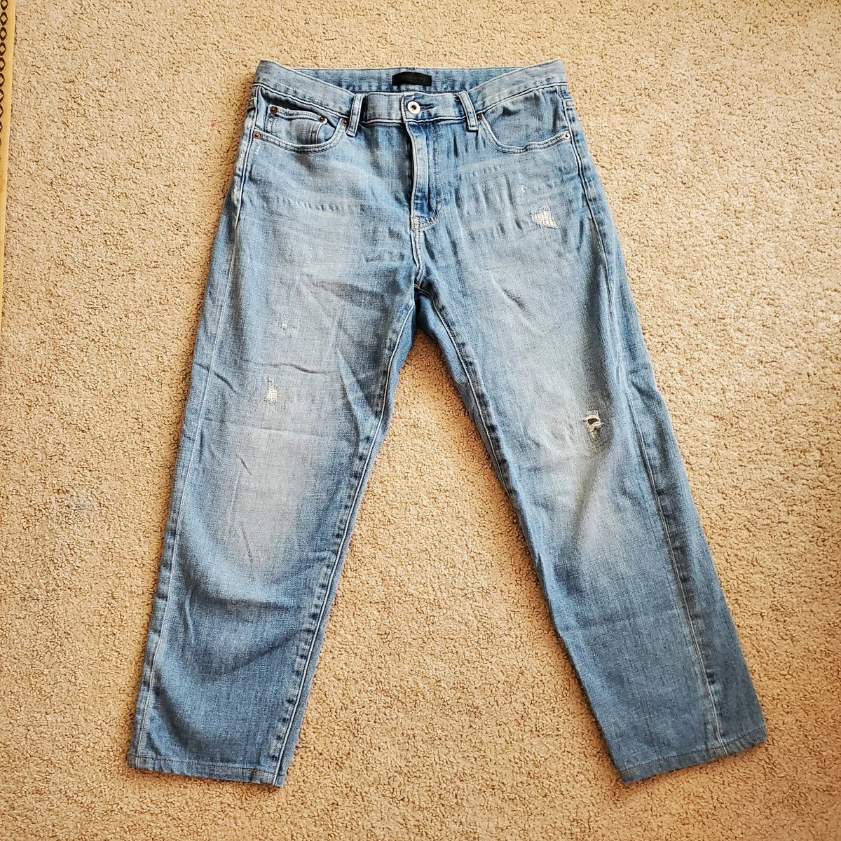 uniqlo straight high rise jeans