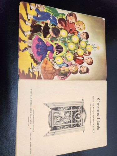 1938 Christmas Carols Arranged by Karl Schulte Whitman Publishing - Picture 5 of 8