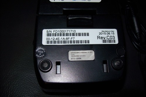 First Data FD130 Credit Card Terminal Machine With Power Cord & Supply - Picture 10 of 12