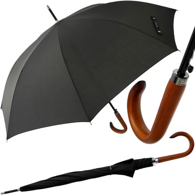 pierre cardin Regenschirm (Rundgriff) Stockschirm Lang-Schirm Umbrella Long neu