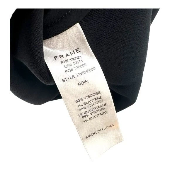 Frame | Women’s S Small Black Cami Tank Y2K Top Fairy - Image 3 of 4