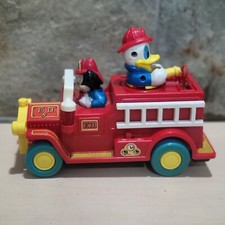 Vintage Fire Truck Mickey Mouse Donald Duck