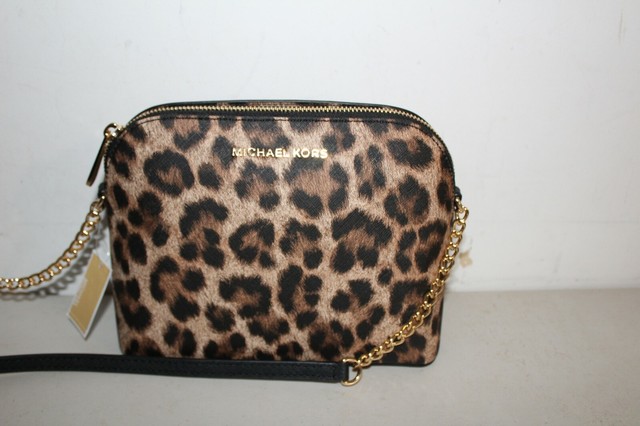 michael kors leopard bag