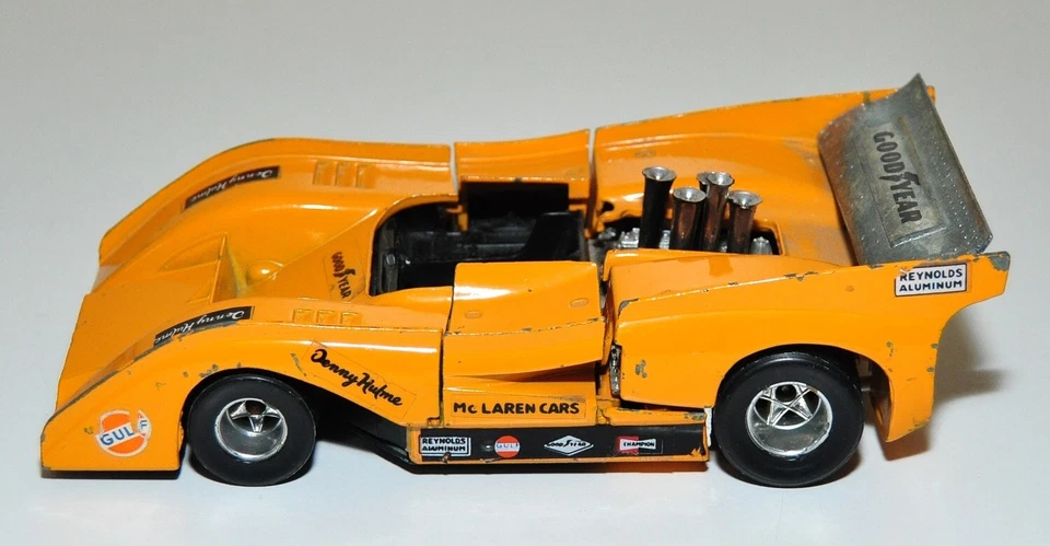 Polistil S9 Mc Laren Chevrolet M 8 F Can. Am. giallo scala 1:26 restauro ricambi - Immagine 2 di 4