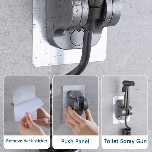 Stainless Steel Handheld Douche Bidet Toilet Spray Shower Shattaf Diverter Kit - Picture 8 of 42