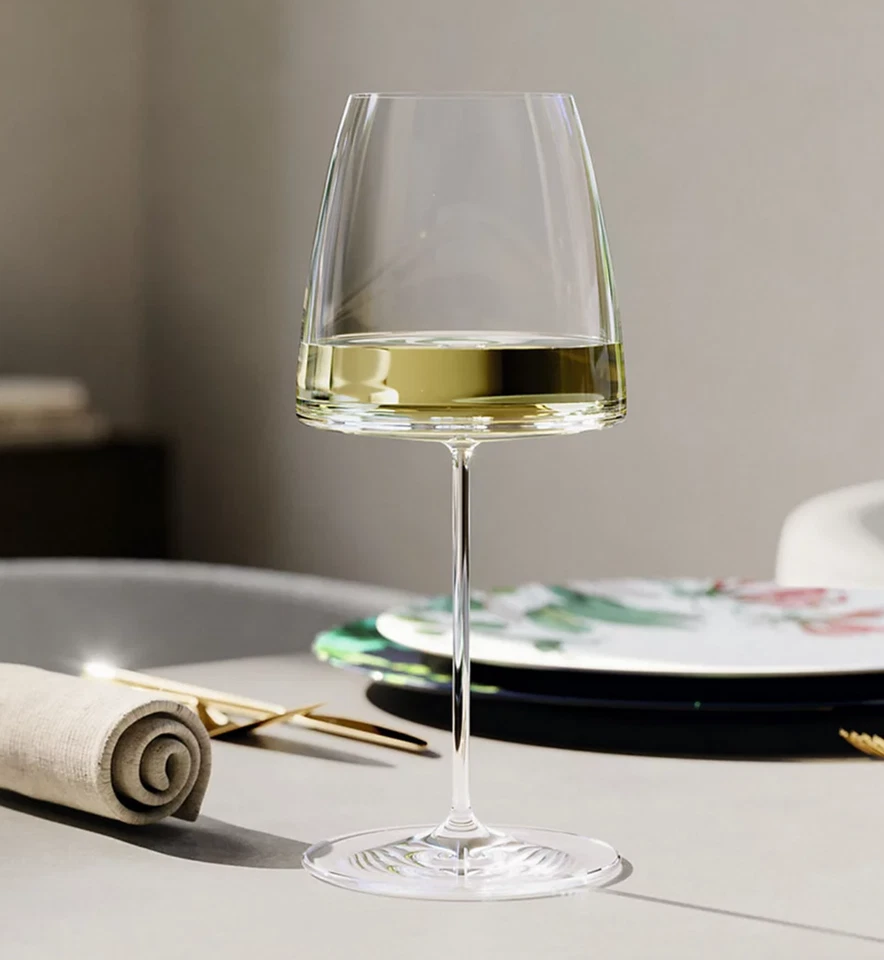 VILLEROY & BOCH METRO CHIC VINO BLANCO 20 OZ CRISTAL SIN PLOMO 9" #38018126 NUEVO Foto 4 de 4