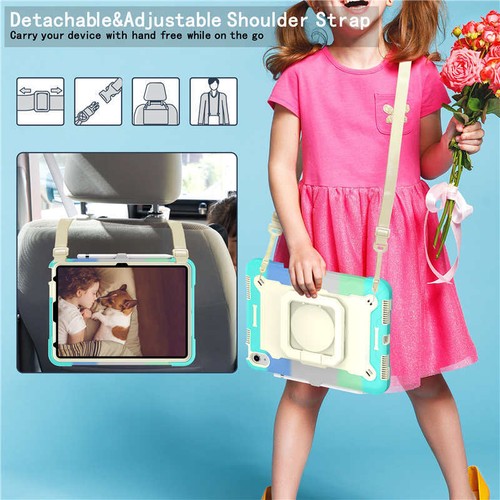 Für iPad 11/10. Gen 10,9" 2025 stoßfeste Panzerung 360° drehbarer Ständer Hülle Cover - Bild 30 von 116