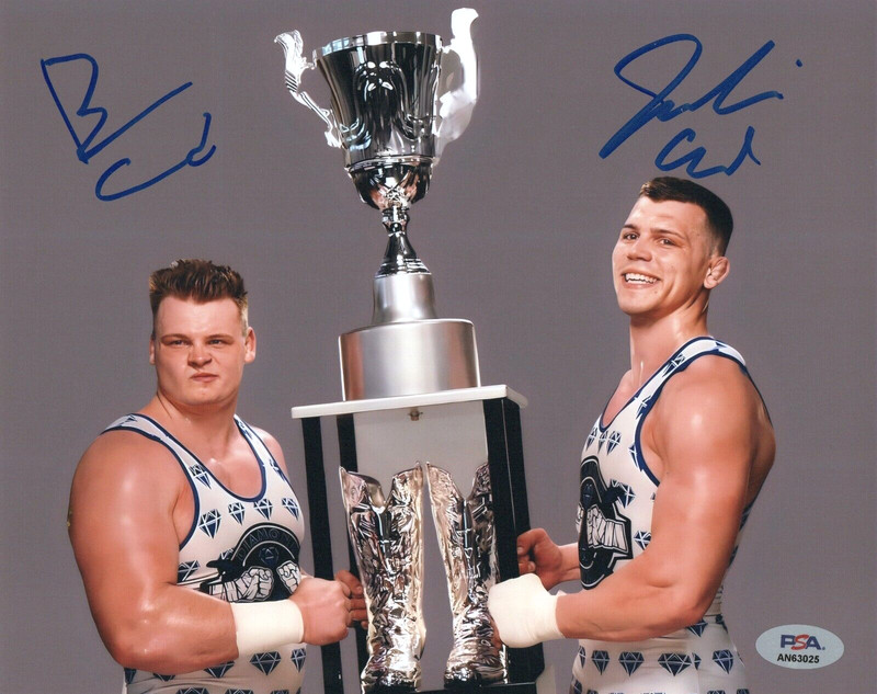 Creed Brothers WWE Signed Autograph 8x10 Photo w/ PSA COA
