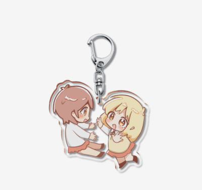 Asagao to Kase-san Kase Tomoka Yamada Yui Acrylic Keychain Keyring