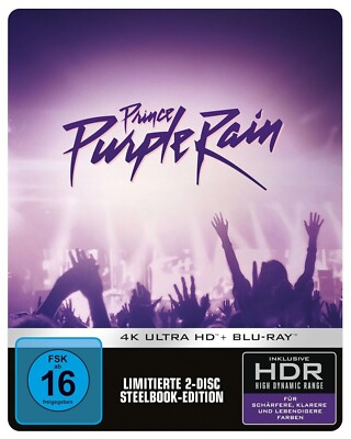 Purple Rain (1984)[4K Ultra HD Blu-ray & Blu-ray im Steelbook/Neu/OVP]  Prince