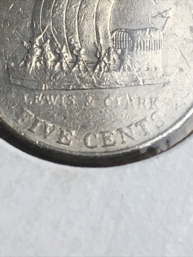 2004 Jefferson Nickel Strike Through Grease In God We Trust Missing Mint Mark - Picture 9 of 9