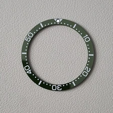 Bezel Insert Army Green SKX007 Ceramic / Flat C3 Low PIP