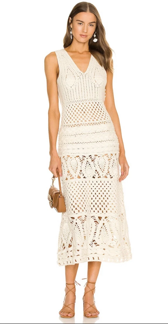 Ulla johnson crochet dress top