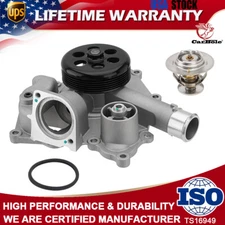 New Thermostat & Water Pump For 2005-10 Chrysler Dodge Magnum Jeep 5.7 6.1L HEMI