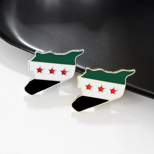 1X Free Syria Flag Lapel Pin Badge G8P4 - Picture 7 of 26
