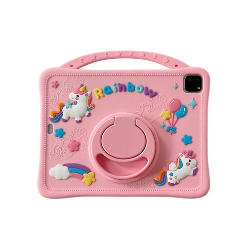 Cartoon Stand Cover Case For iPad 7/8/9th 10.2 Air4/5 10.9 Air6 11' With Straps - Picture 9 of 36