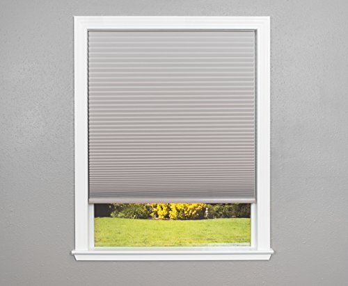 Redi Shade No Tools Easy Lift Trim-at-Home Cordless Cellular Blackout Fabric ...