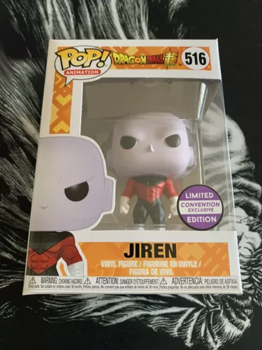 Jiren 516 POP con Protector Suave Funko Dragon Ball Z DBZ Convention Exclusivo