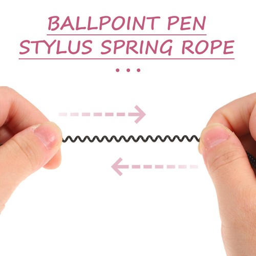 10 Pcs Anti-Verlust-Seil Für Den Stift Federseil Kunststoff-Spiralband - Zdjęcie 9 z 12