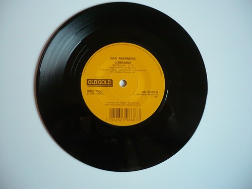 Bad Manners Can Can / Lorraine 7" Vinyl UK 1987 Old Gold A1/B1 Single - Picture 8 of 8