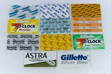 Double Edge Safety Razor Blade Variety Pack - 100 Total Blades!
