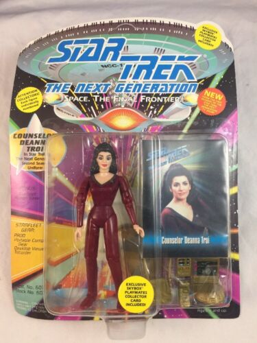 NUEVO Star Trek DEANNA TROI La Próxima Generación Figura Playmates 1993 6076 - Imagen 1 de 12