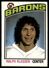 1976-77 O-Pee-Chee Ralph Klassen Rookie Cleveland Barons #282