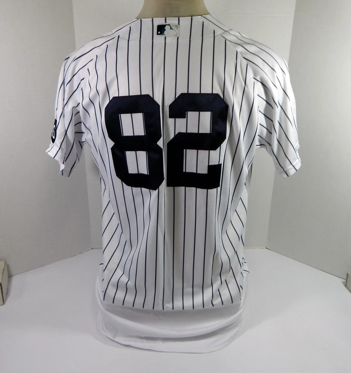 New York Yankees No82 Brooks Kriske Men's Nike White Navy Home 2020 Authentic Player MLB Jersey
