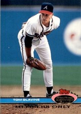 1991 Topps Stadium Club #NNO Tom Glavine Members Only